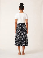 "Kivuli" V Neck Midi Dress — side
