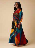 "Nala" Long Sleeve Maxi Dress