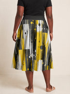 "Mvua" Twirl Skirt — cropped back view on model