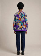 "Johari" Sweatshirt — back view on model