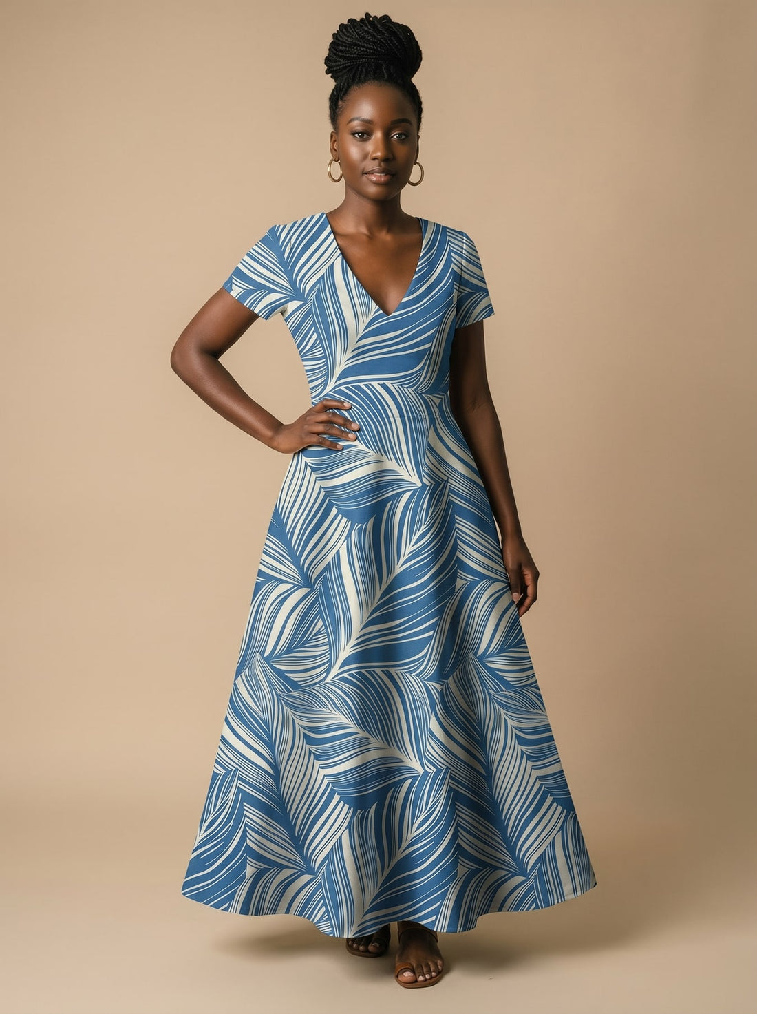 Blesssed Granny Short Sleeve Maxi Dress