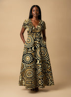 Sahara Short Sleeve Maxi Dress