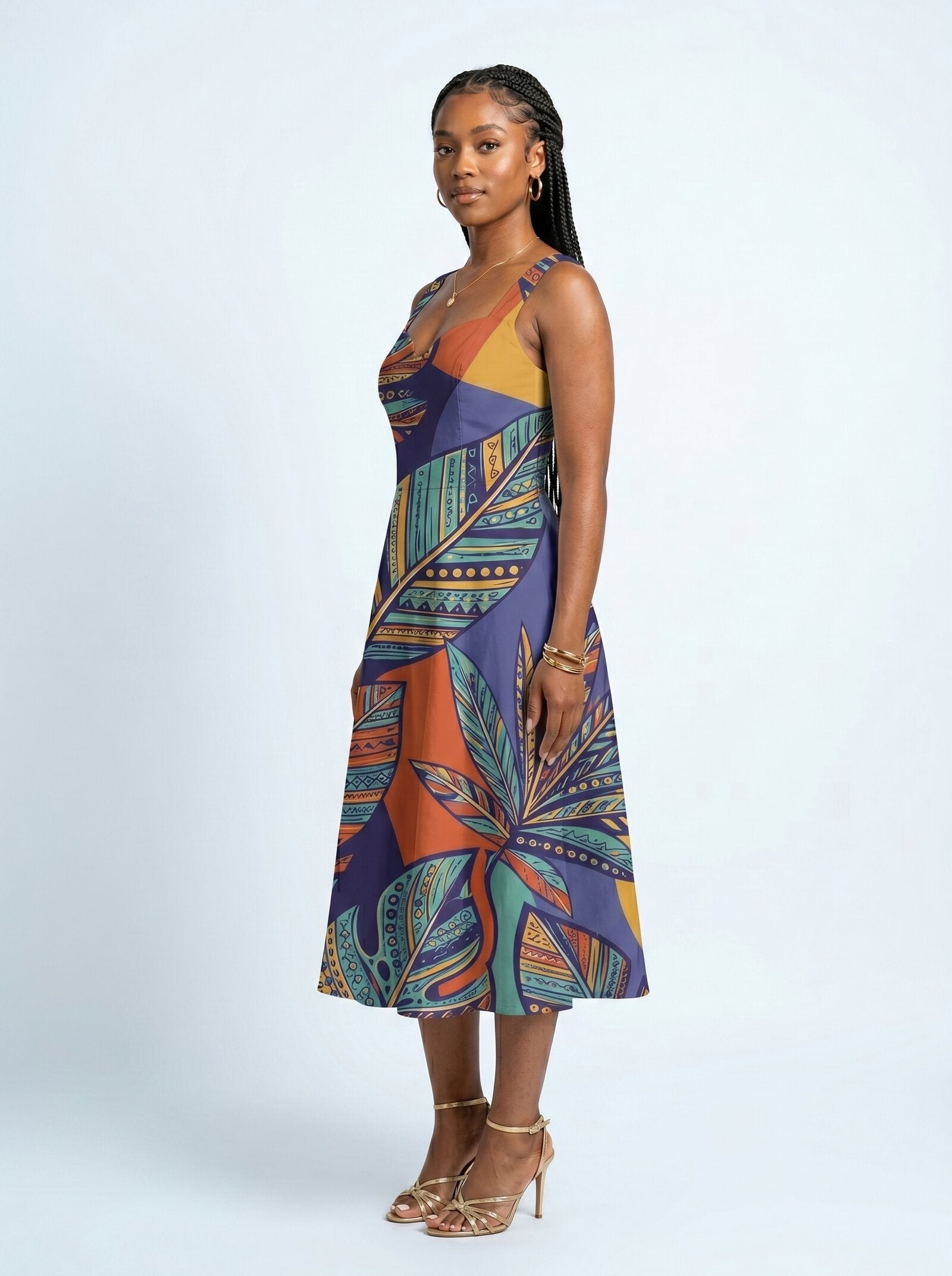 "Majani" Corset Dress