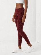 "Imani" Rouge Leggings — side view on model
