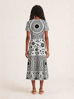 "Mwanga" V Neck Midi Dress Promo