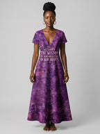 "Hekima" Short Sleeve Maxi Dress