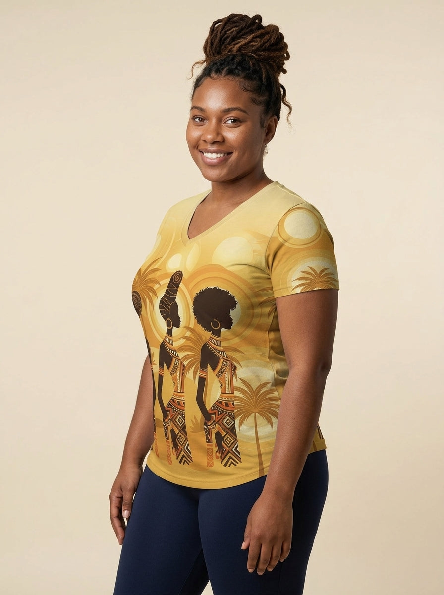 Ancestral Flame V-Neck T-Shirt