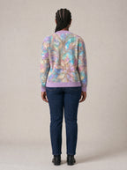 "Almasi" Cardigan — back view on model