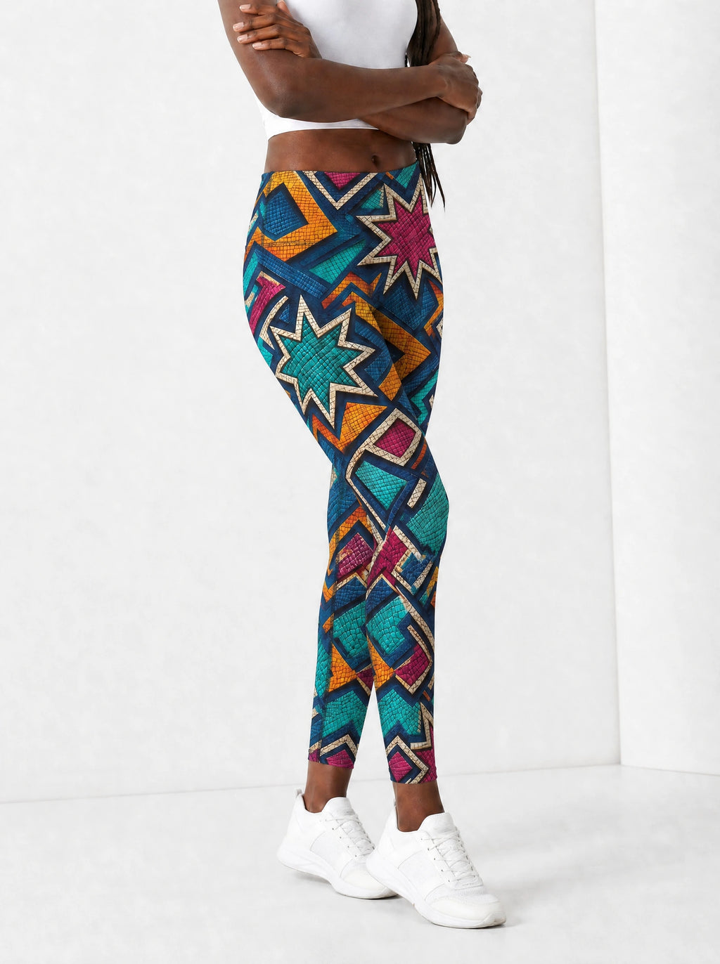 "Nuru" Leggings — side view on model