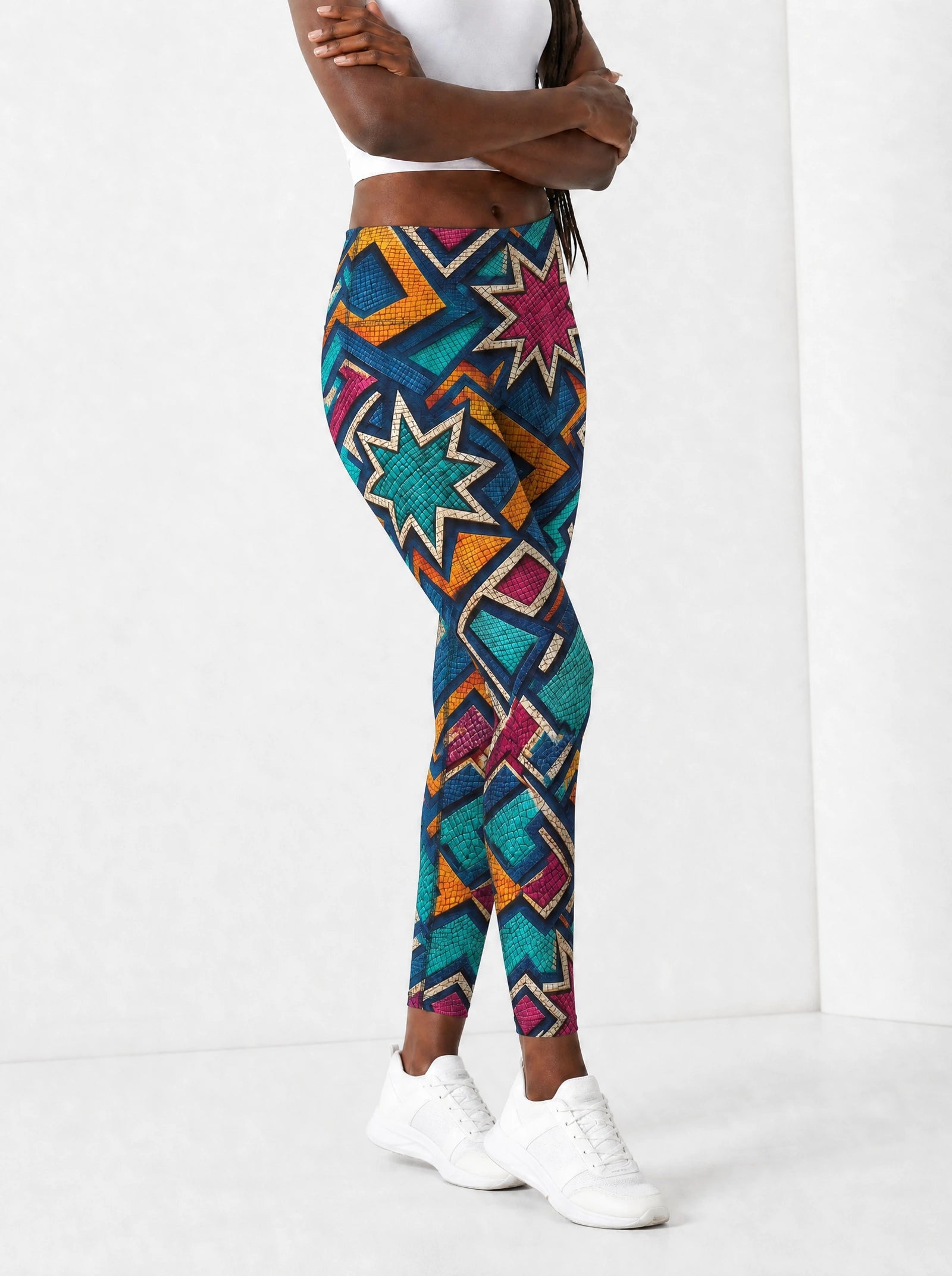 "Nuru" Leggings — side view on model