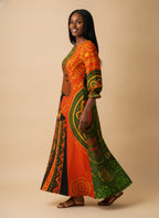 "Malkia" Long Sleeve Maxi Dress Promo