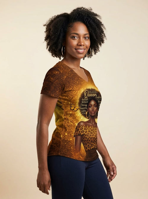 "Amara" V-Neck T-Shirt