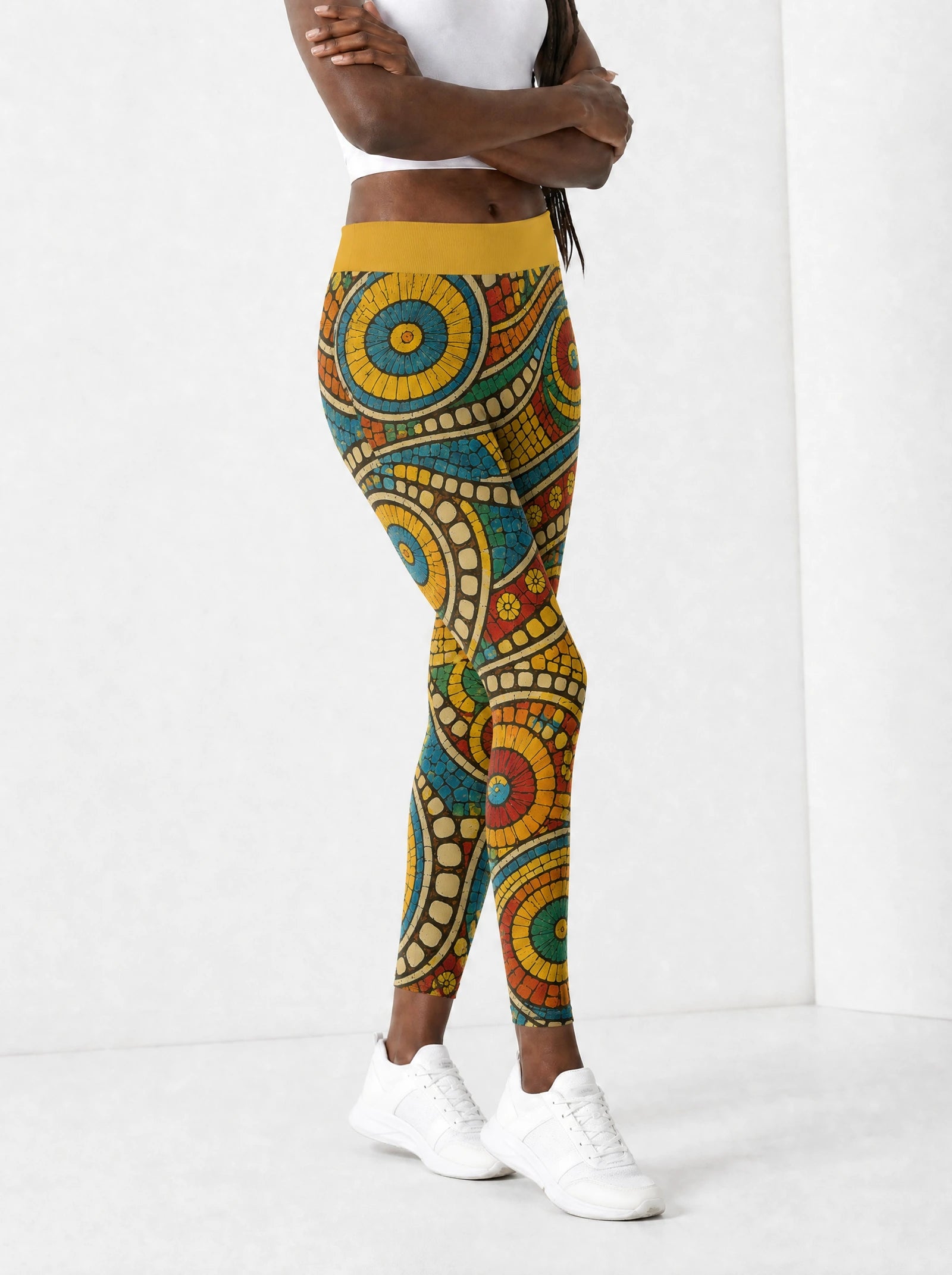 Taji Leggings — side view on model