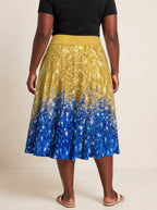 "Angaza" Twirl Skirt — back view on model
