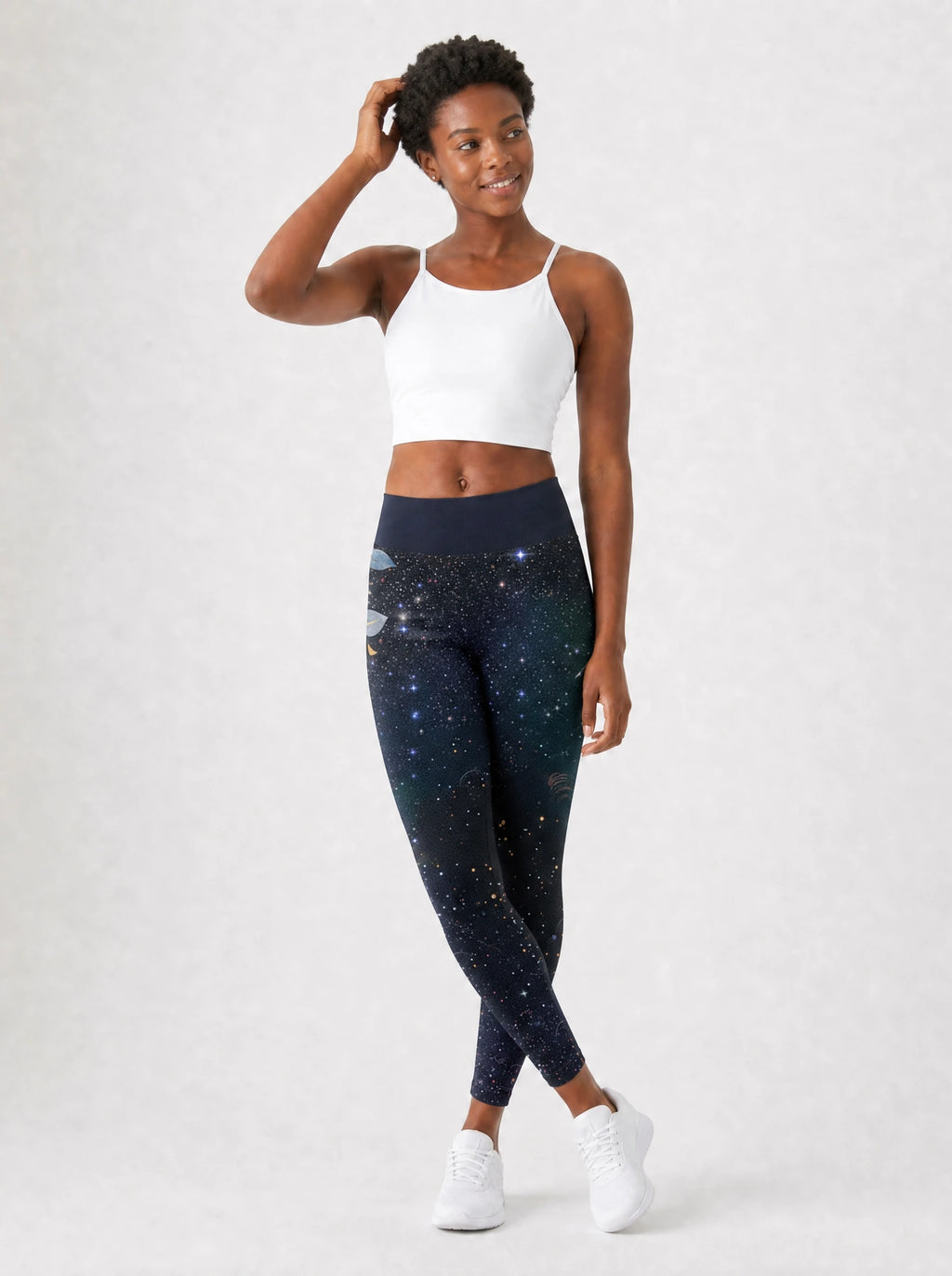 "Nyota" Leggings — full body view on model