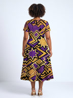"Sheba" Sweetheart Midi Dress
