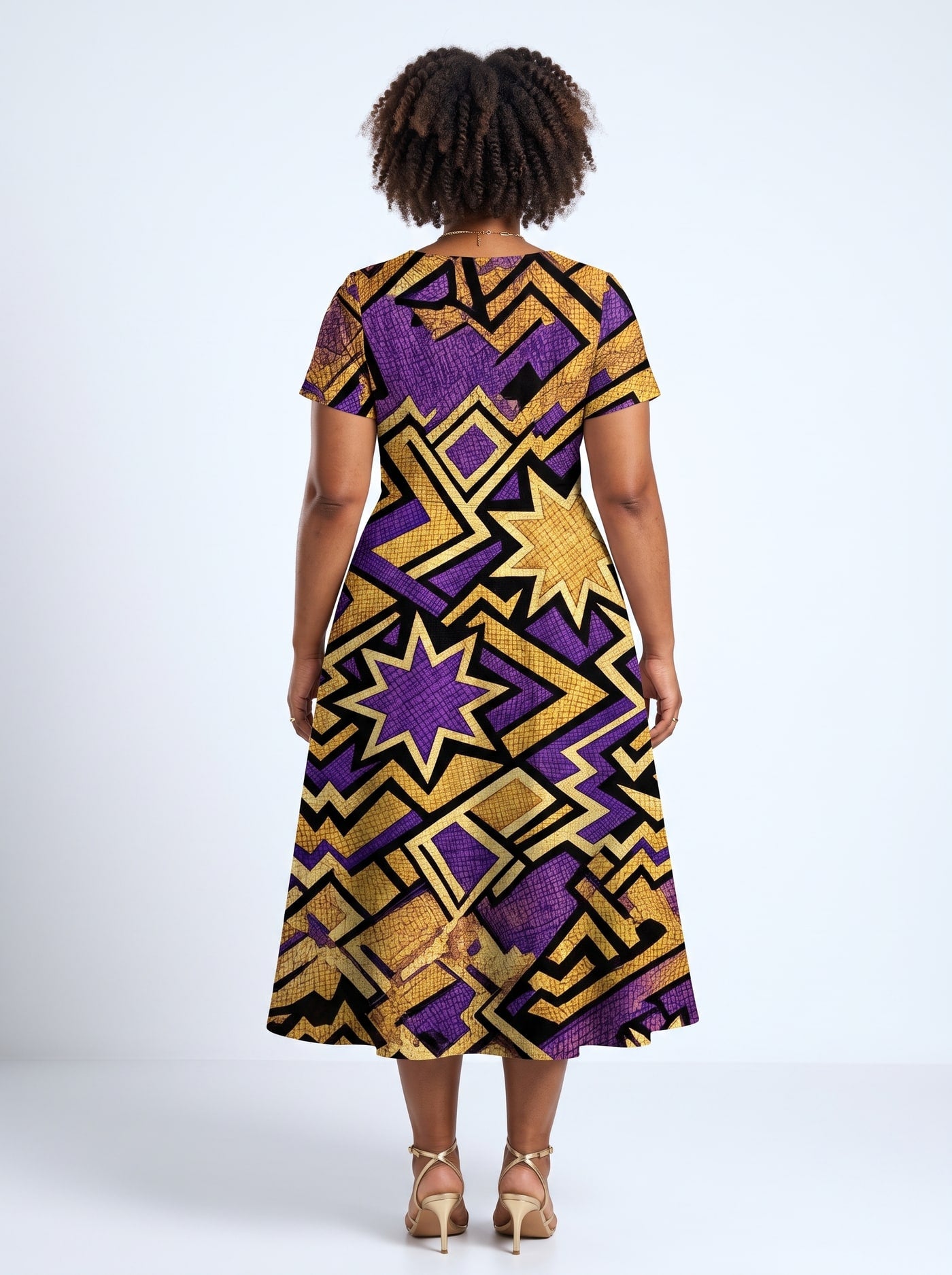 "Sheba" Sweetheart Midi Dress