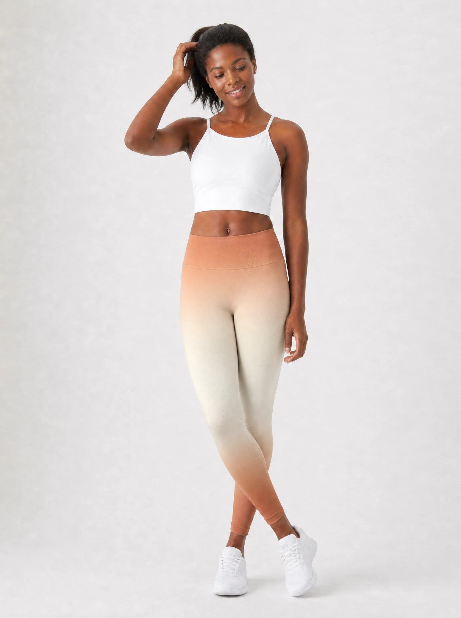 Shine Unbound Leggings — full body view on model