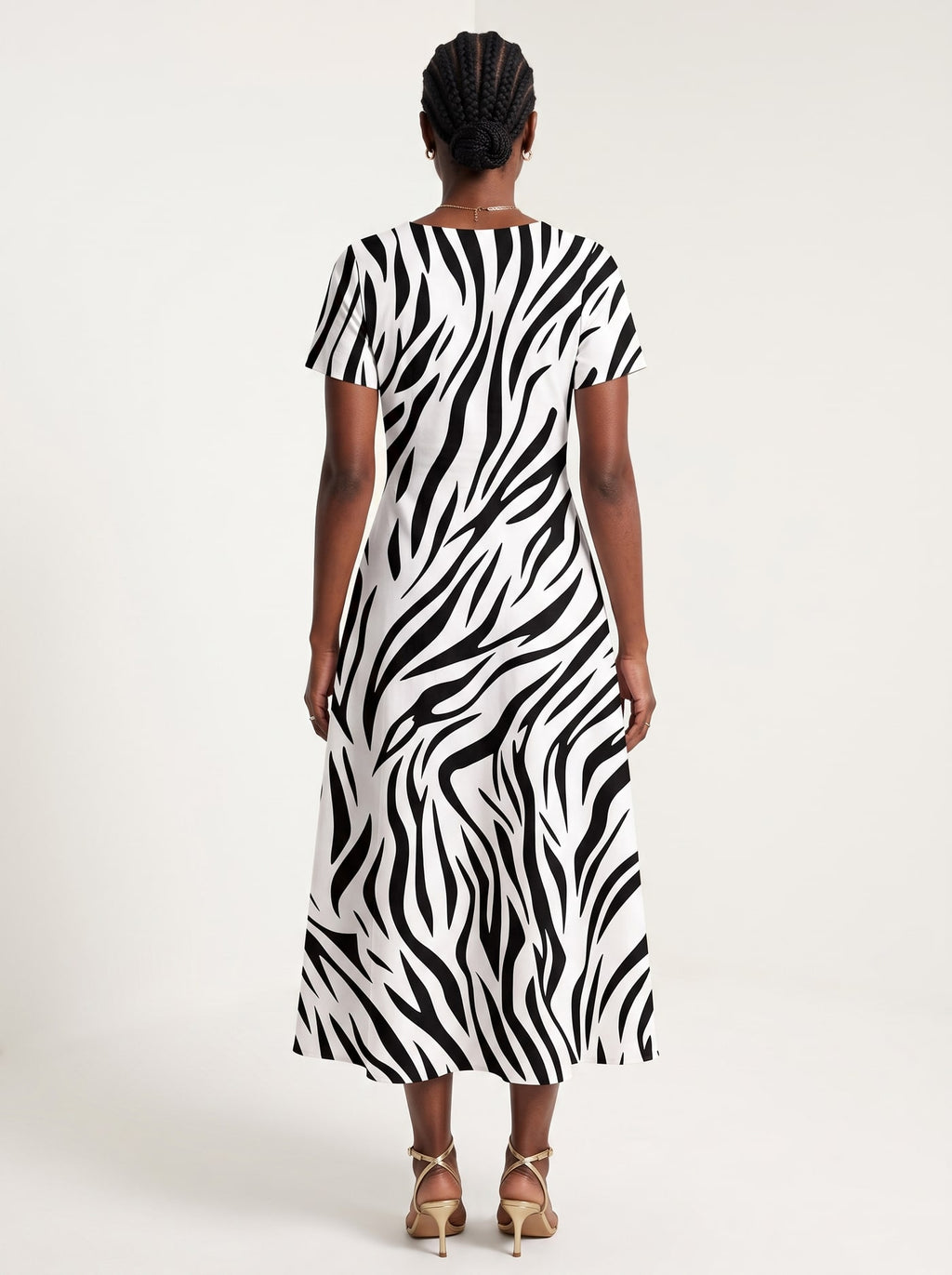 "Milia" Sweetheart Midi Dress