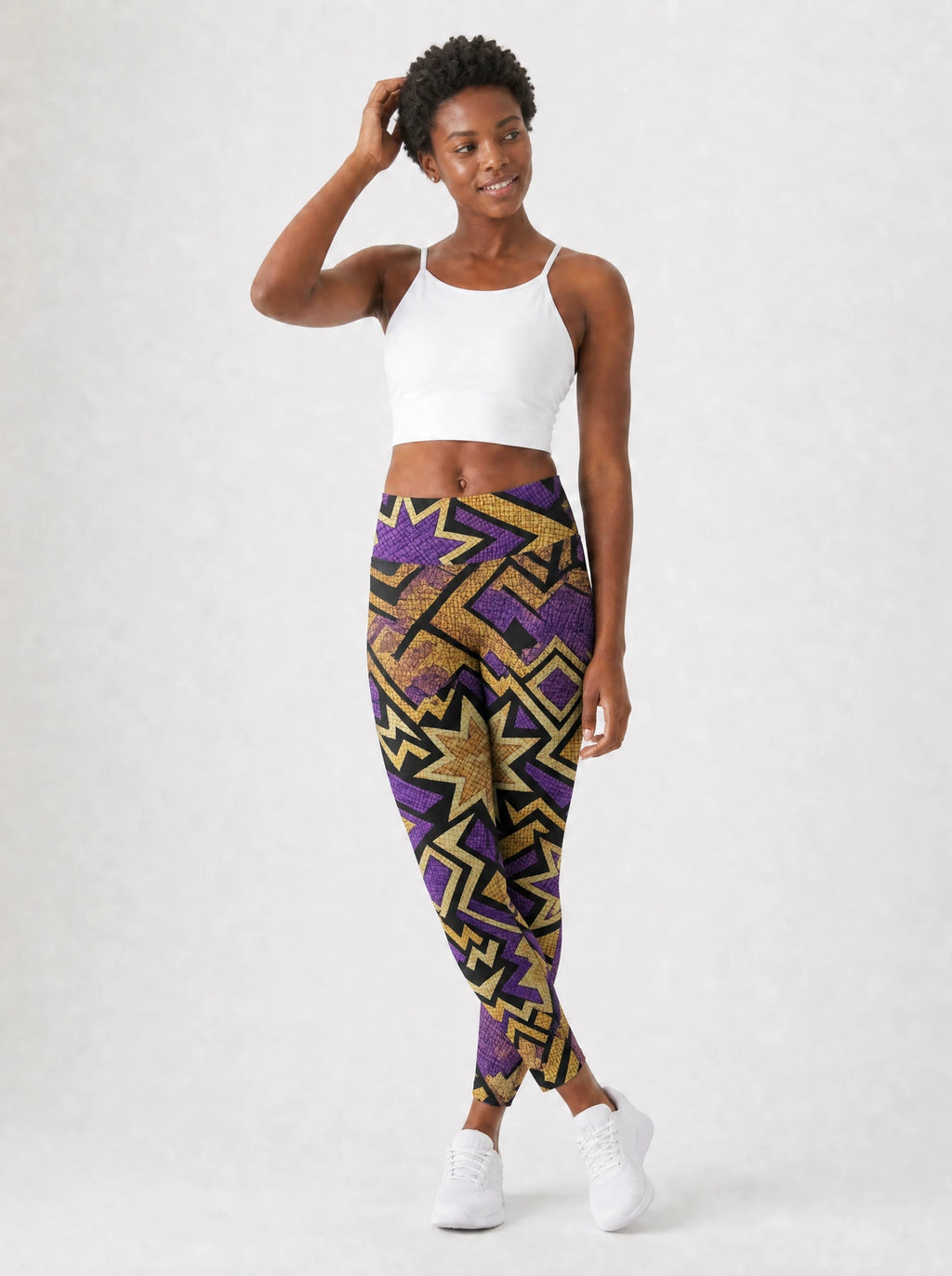 Sheba Leggings — full body view on model