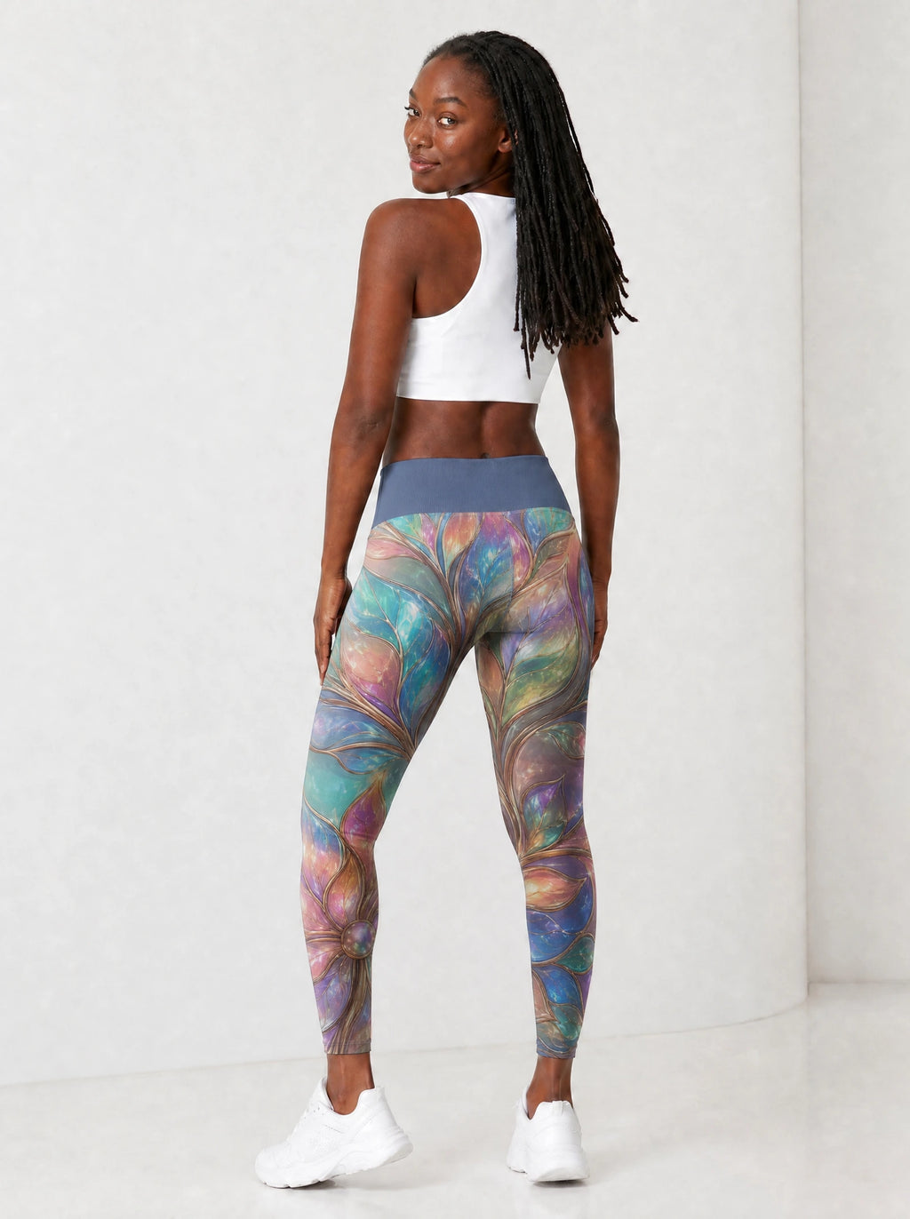 "Almasi" Leggings — full body view on model