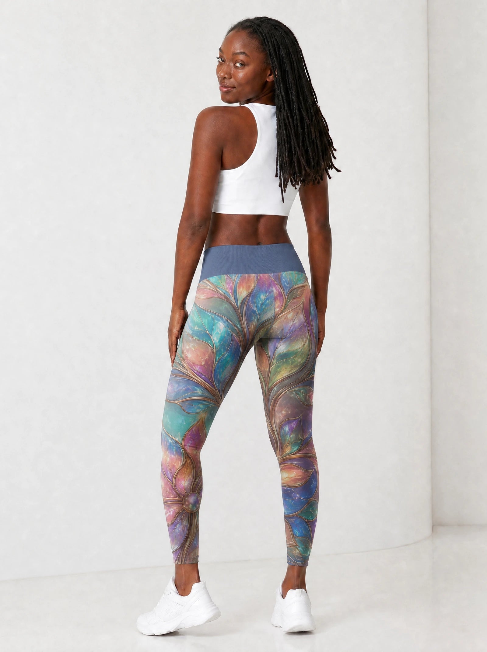 "Almasi" Leggings — full body view on model