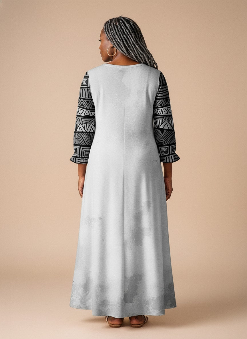 Seasoned Long Sleeve Maxi Dress