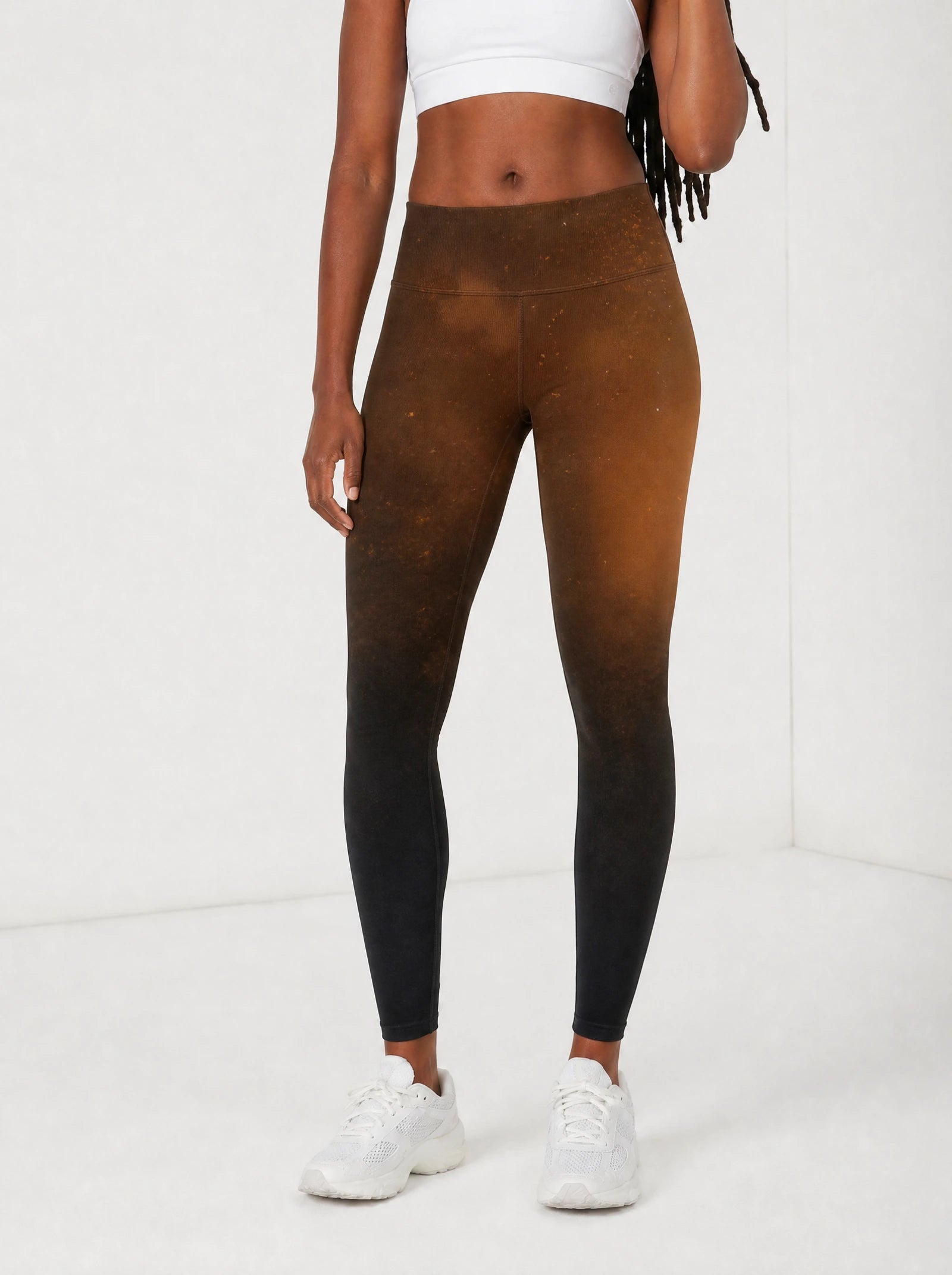 "Thamani" Leggings — full body view on model
