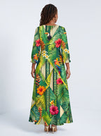 "Msitu" Long Sleeve Maxi Dress