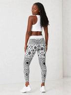 "Mwanga" Leggings — full body view on model