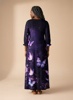 "Nyamekye" Long Sleeve Maxi Dress