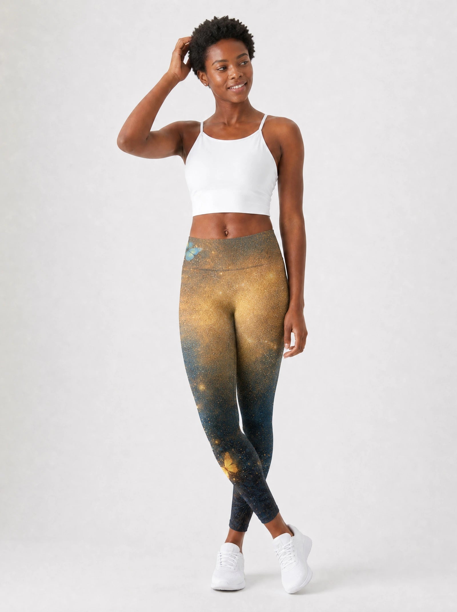 Badass Leggings — full body view on model