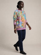 "Almasi" Sweatshirt — three-quarter view on model