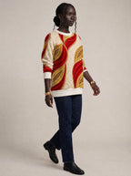"Utukufu" Sweatshirt — three-quarter view on model