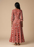 "Oshun Kijani" Long Sleeve Maxi Dress