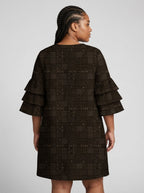 Legacy Stacked Ruffle Sleeve Dress