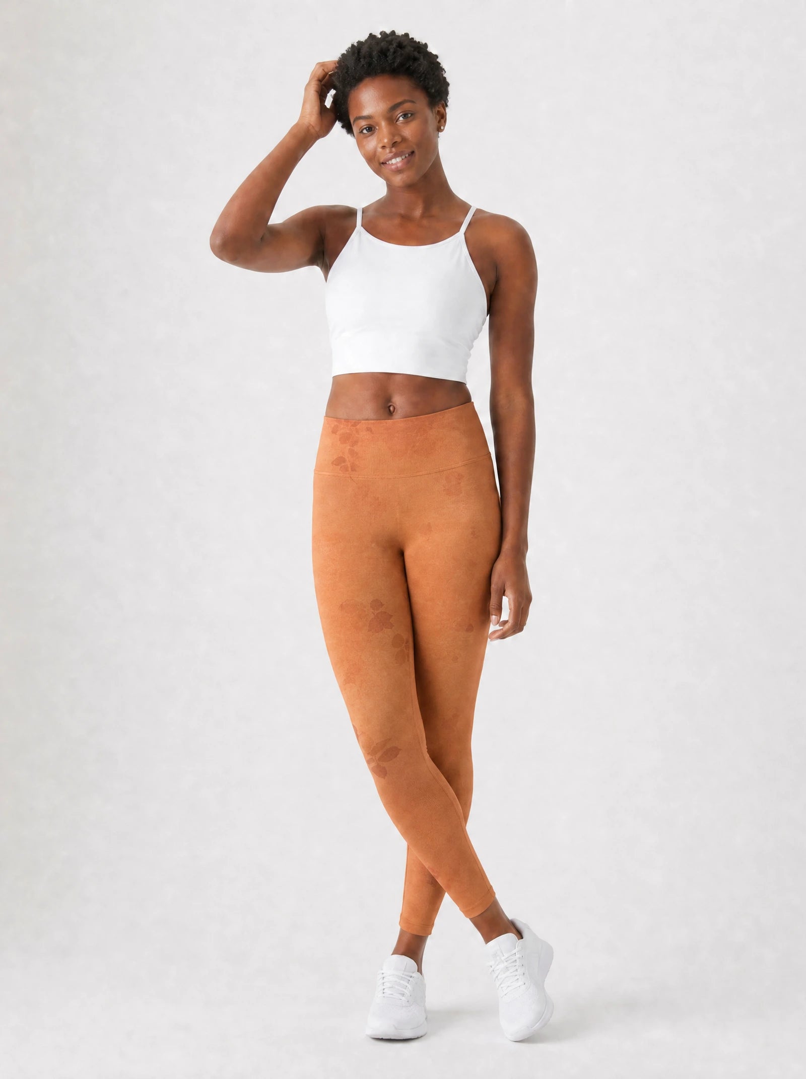 "Shujaa" Leggings — full body view on model