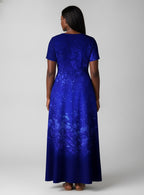 Black Woman Loved Short Sleeve Maxi Dress Promo