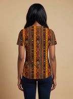 Melanin Radiance V-Neck T-Shirt