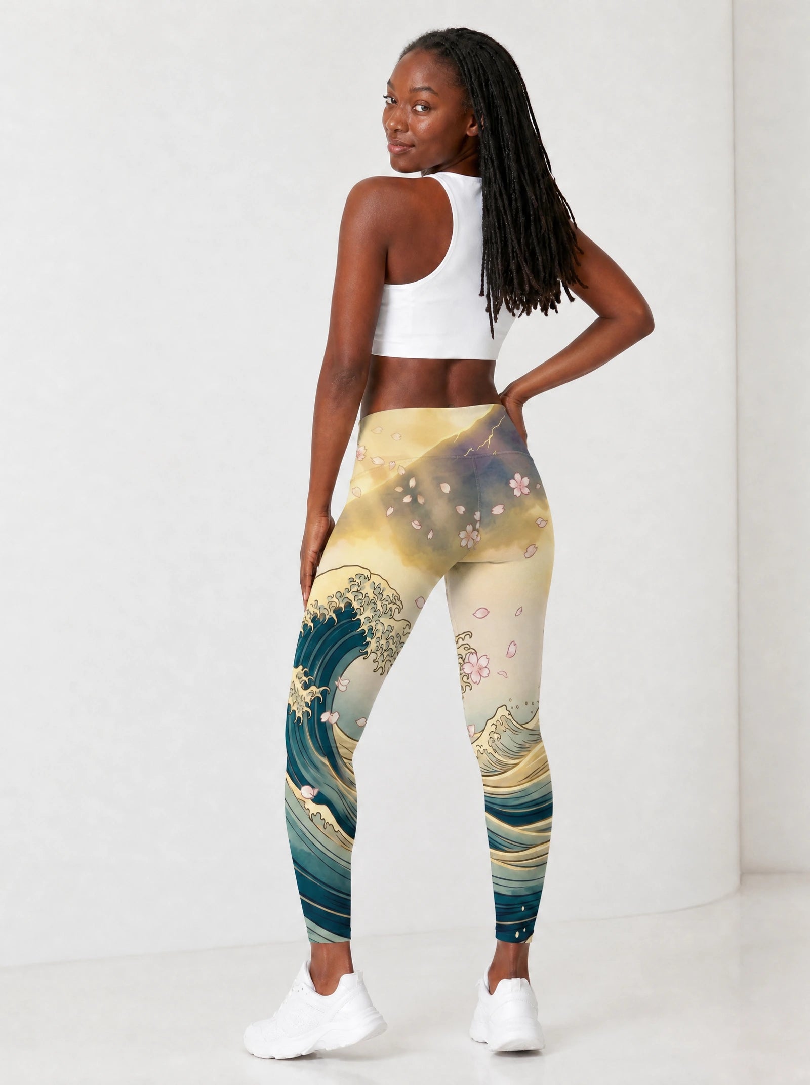 "Wimbi" Leggings — full body view on model