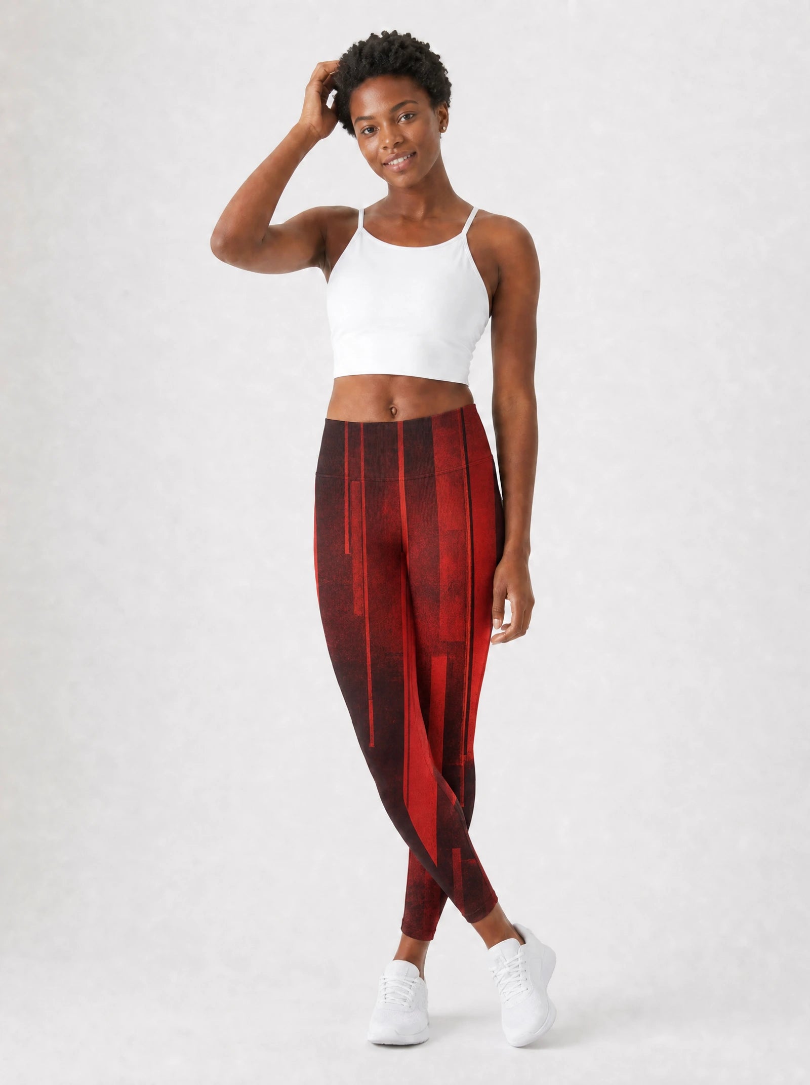 "Asante" Leggings — full body view on model