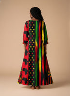 "Watu" Long Sleeve Maxi Dress