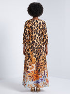 "Madoa" Long Sleeve Maxi Dress
