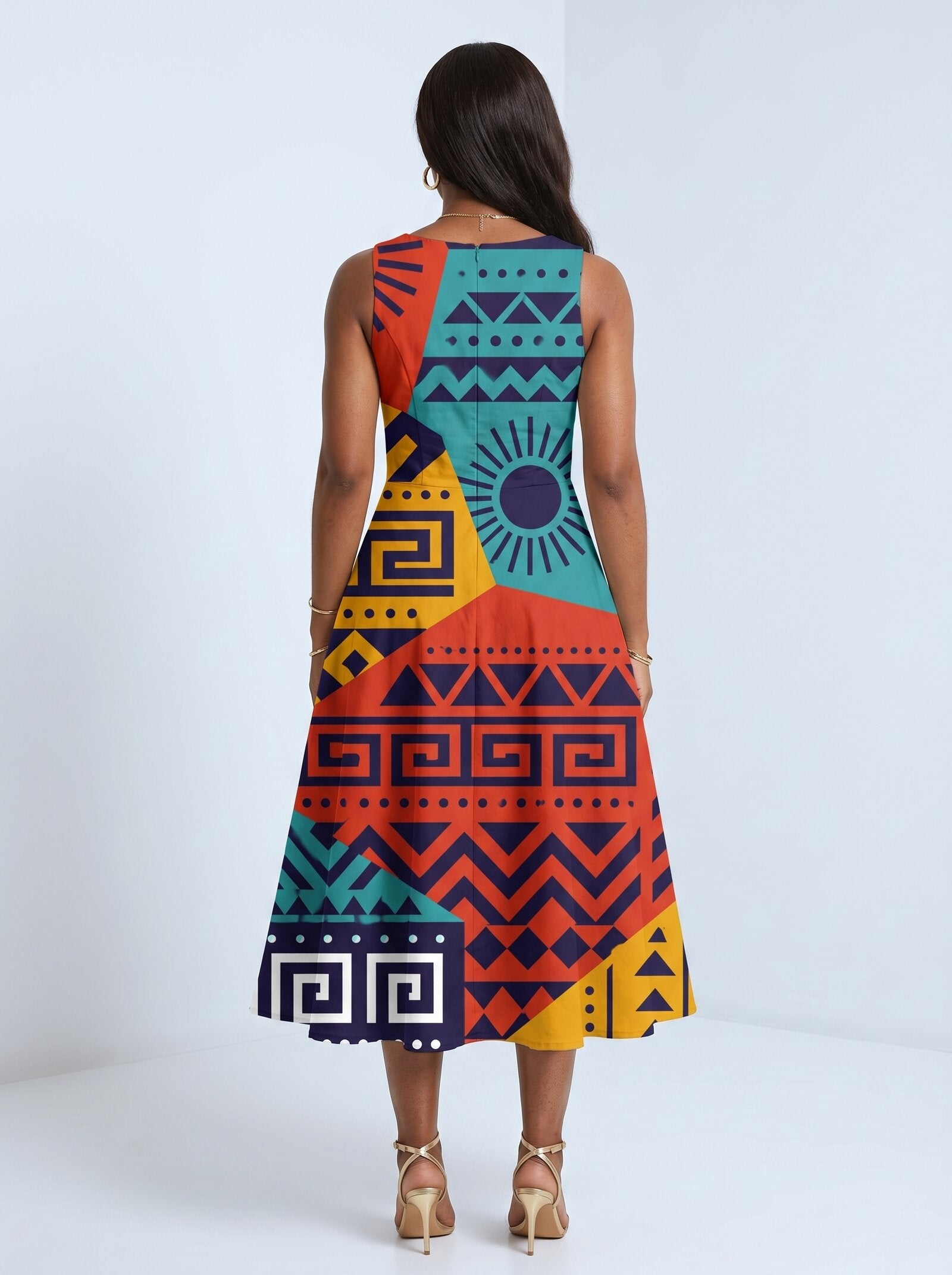 "Kanga" Corset Dress