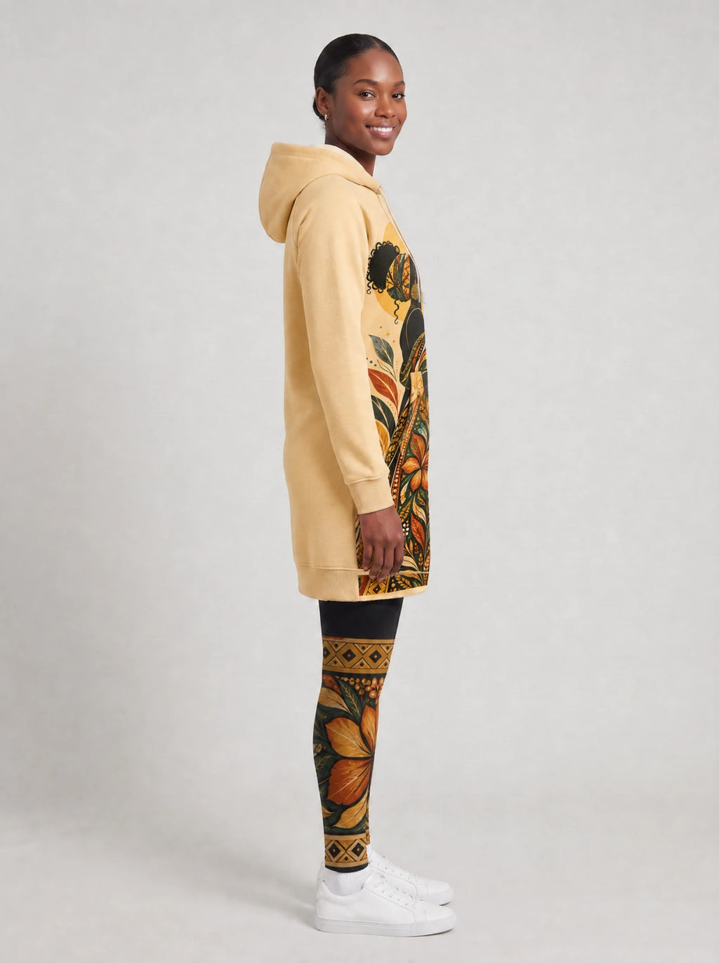 "Daima" Hoodie Dress