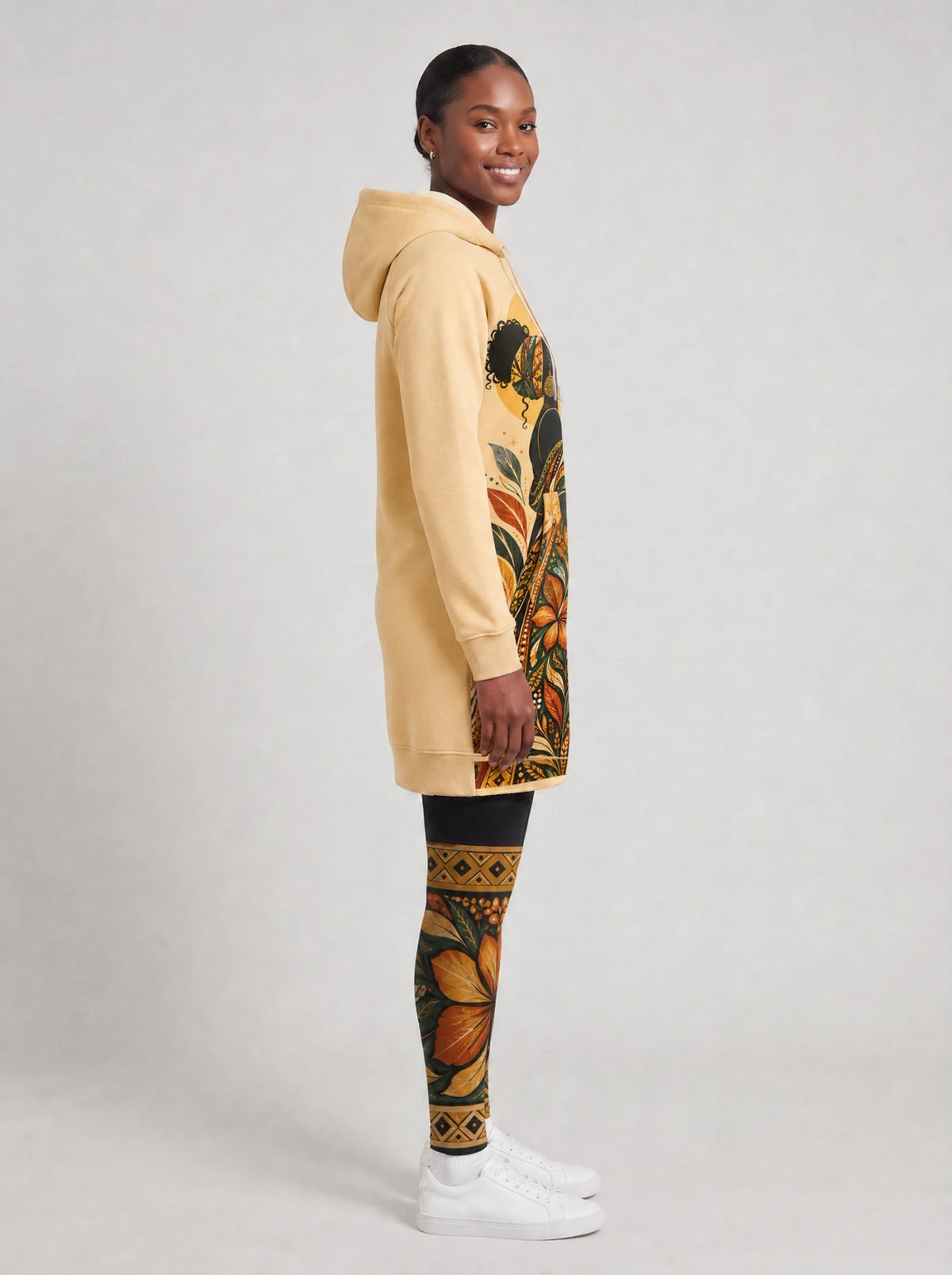 "Daima" Hoodie Dress