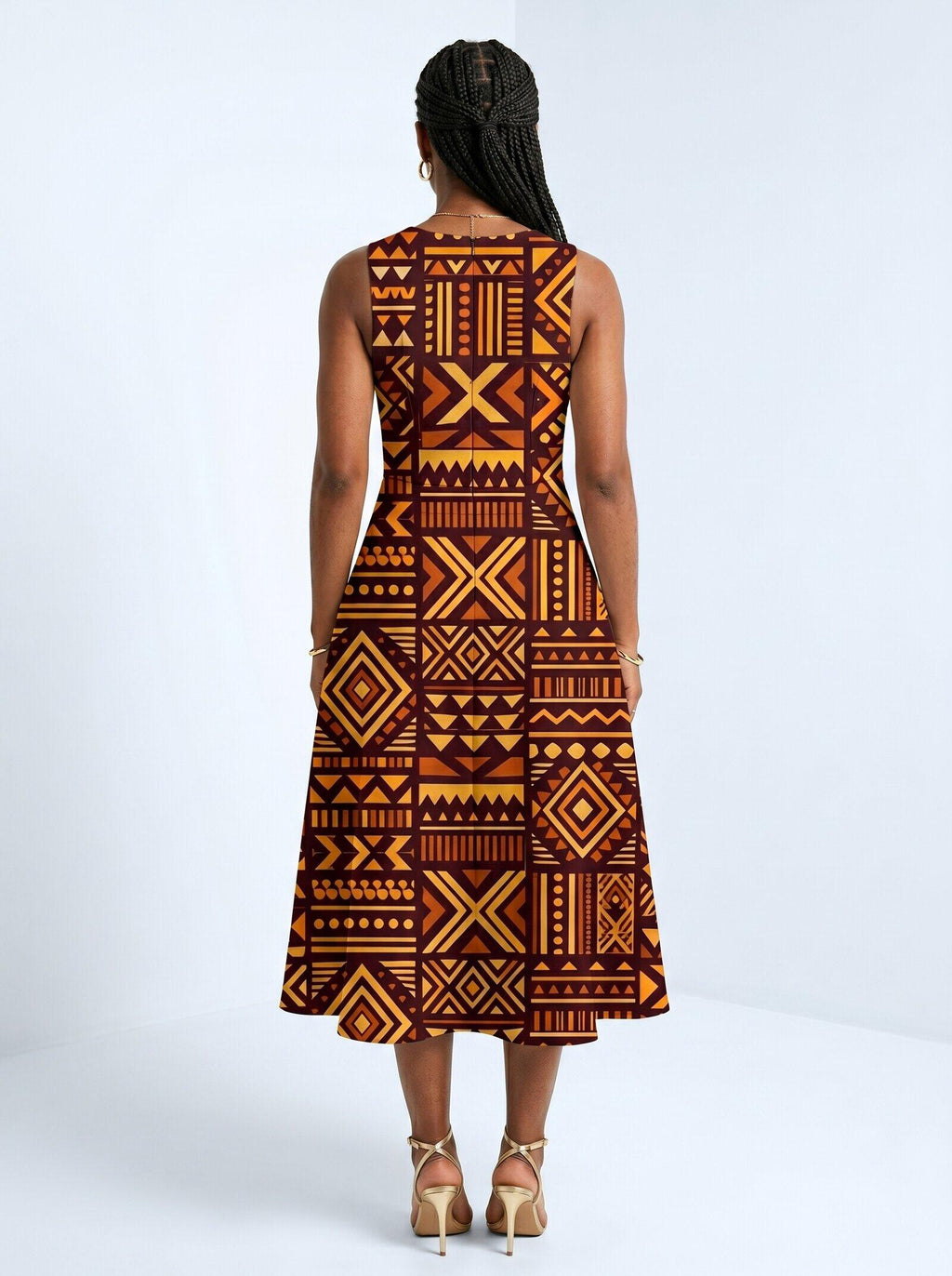 Mudcloth Corset Dress