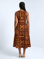 Mudcloth Corset Dress