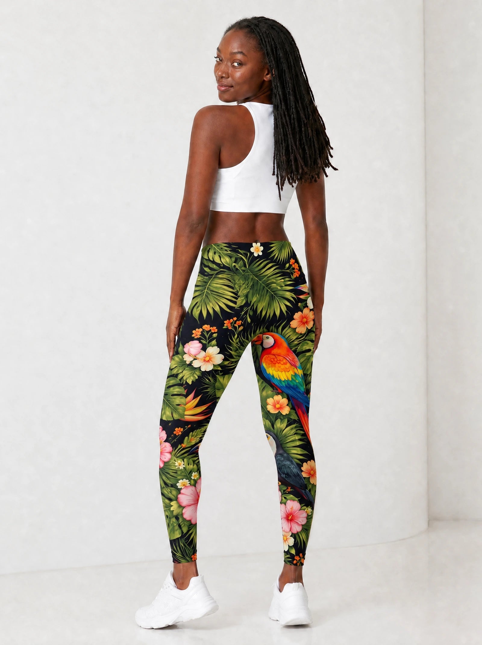 "Kasuku" Leggings — full body view on model