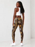 "Fataki" Leggings — full body view on model